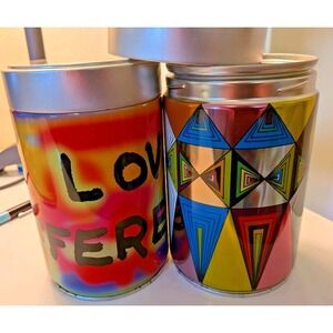 Illy Art Collection Coffee Tins Set 2 Pistoletto Love Difference Alioum Moussa